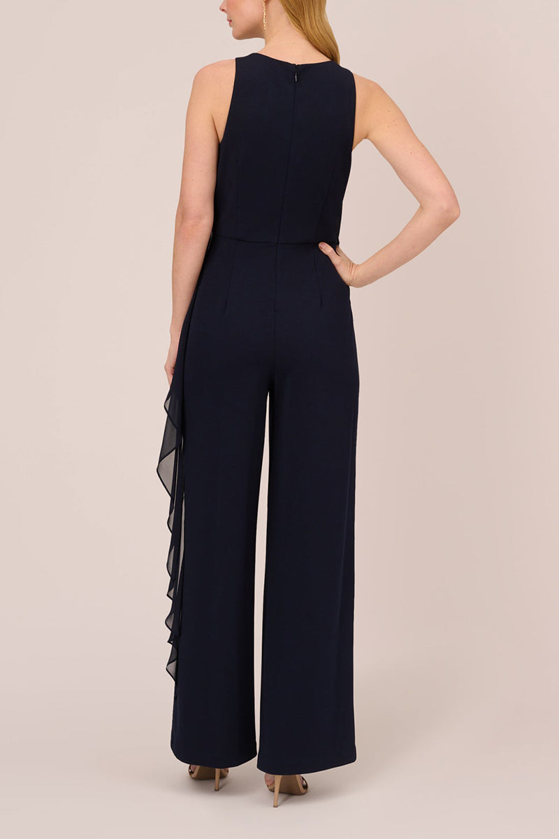 Pantsuit/Jumpsuit Elegant Black Mother of the Bride Dress QM3166