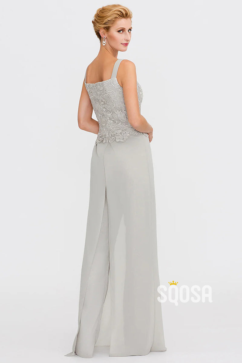 Pantsuit / Jumpsuit Mother of the Bride Dress Plus Size QM3080